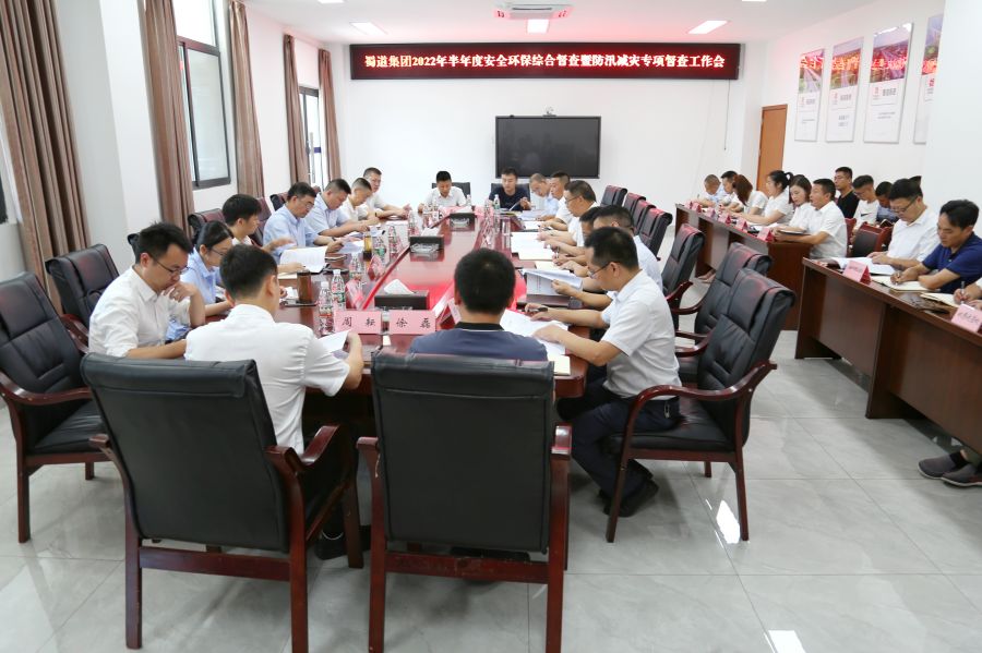 7月12日，蜀道集團(tuán)黨委副書記、董事鄒蔚率隊赴瀘渝瀘永公司開展2022年半年度安全環(huán)保綜合督查暨防汛減災(zāi)專項督查。 (2).jpg